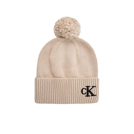 Calvin Klein Beige Cotton Caps Baseballmütze