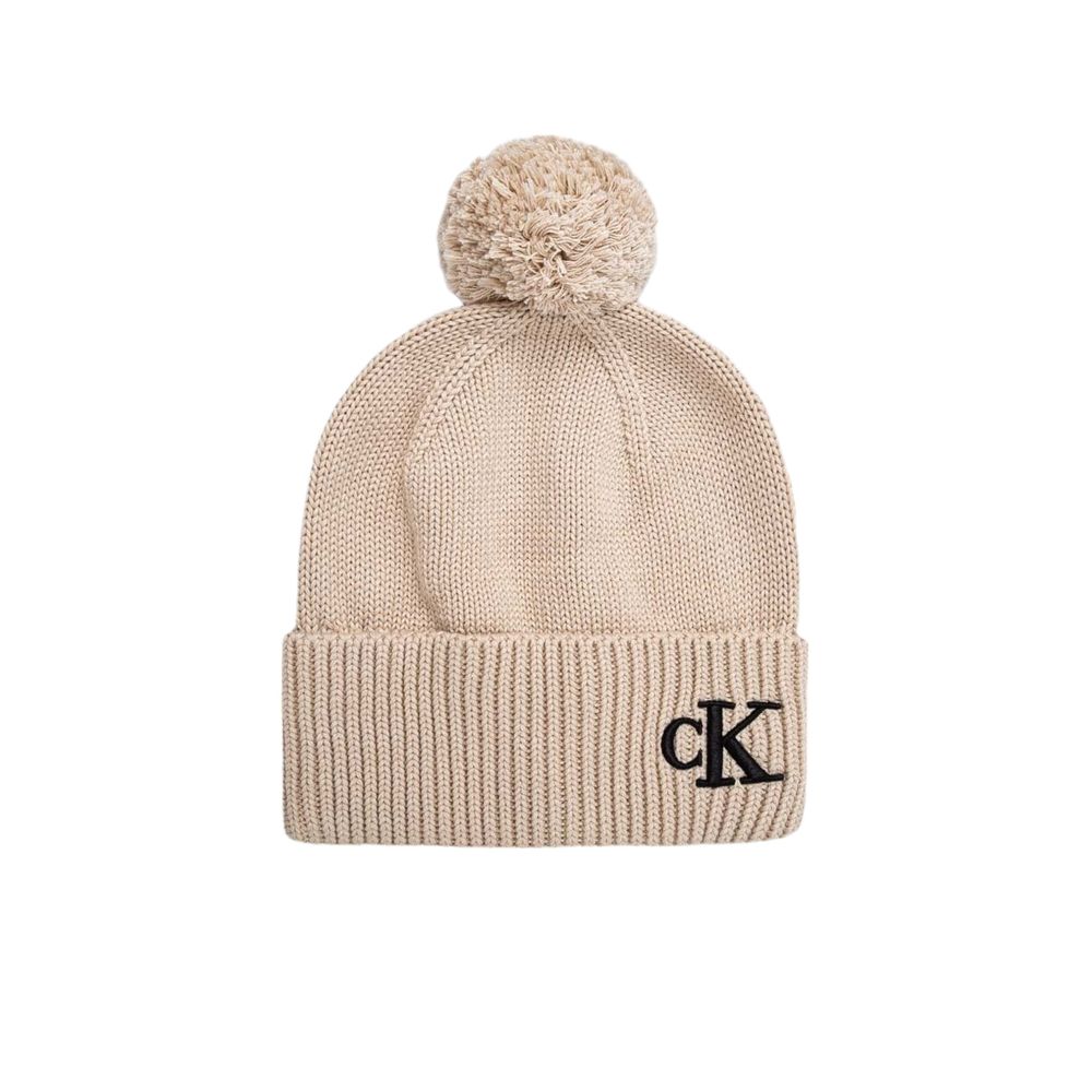 Calvin Klein Beige Cotton Caps Baseballmütze