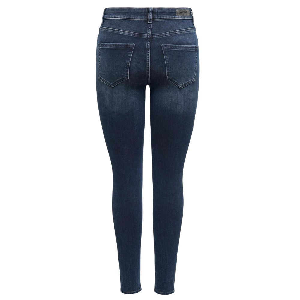 Only – Blaue Skinny-Jeans aus Baumwolle
