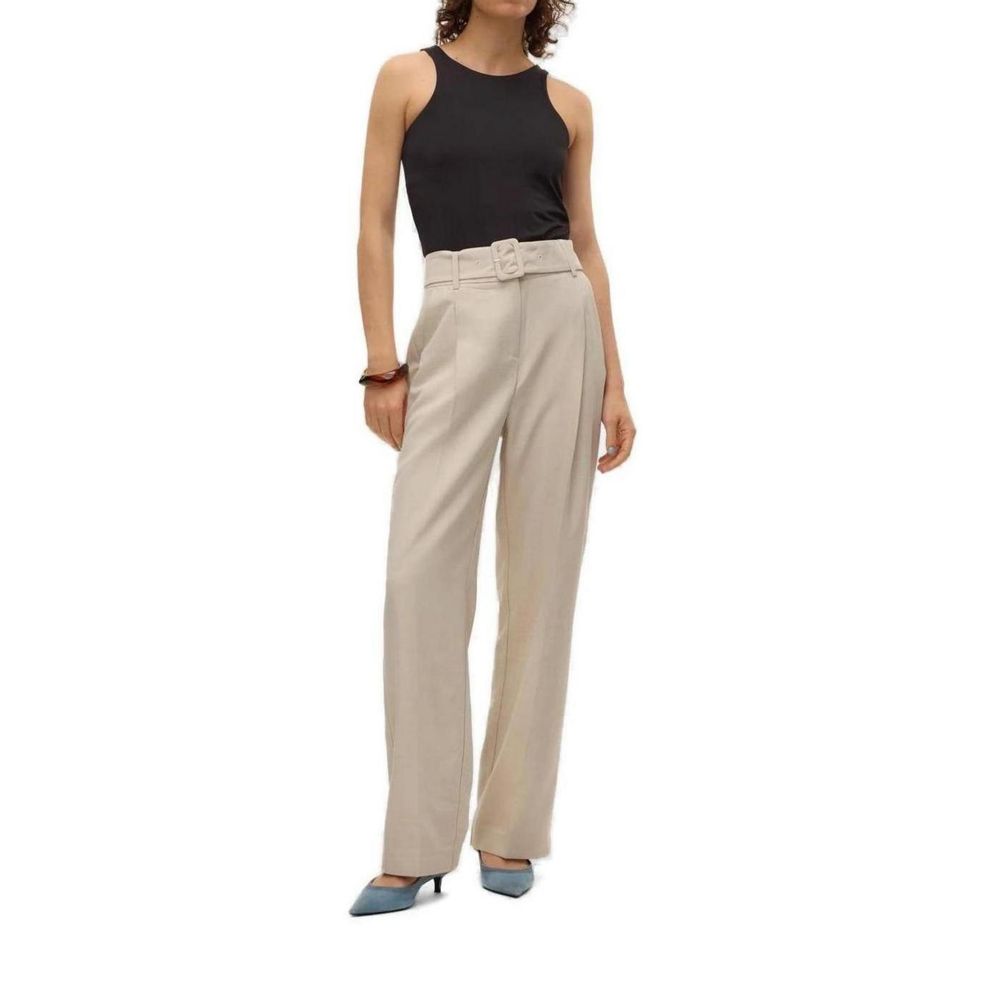 Vero Moda – Graue Polyesterhose