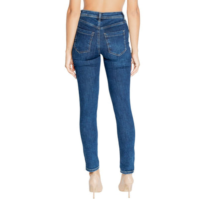 Street One Blaue Mom-Jeans aus Baumwolle