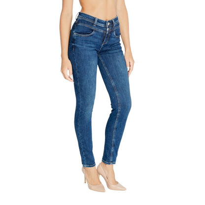 Street One Blaue Mom-Jeans aus Baumwolle