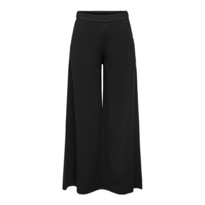 Jacqueline De Yong – Schwarze Hose aus recyceltem Polyester