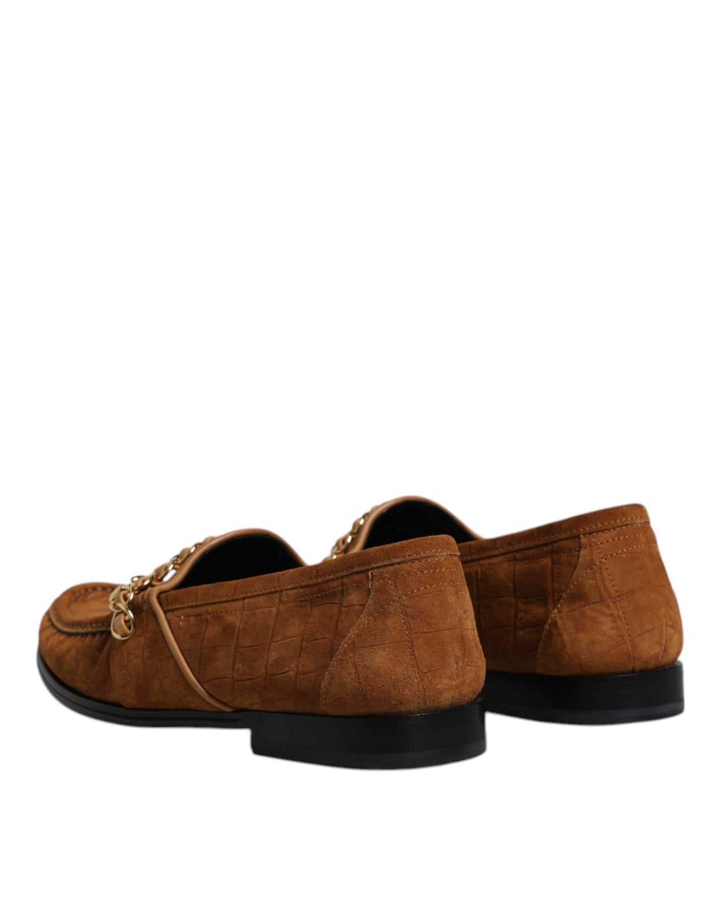 Dolce &amp; Gabbana – Loafer aus braunem Wildleder