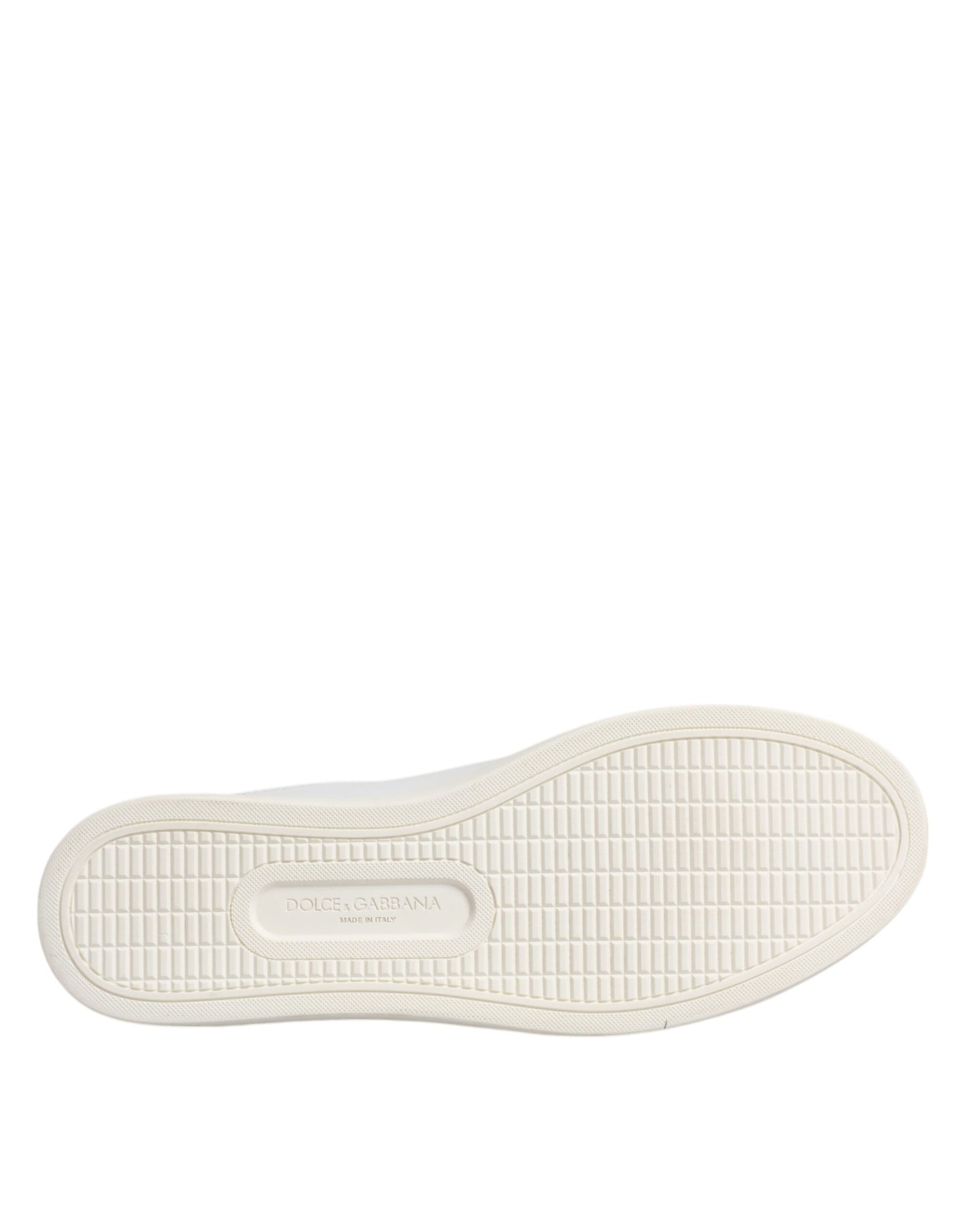 Dolce &amp; Gabbana – Weiße London-Sneakers aus Kalbsleder