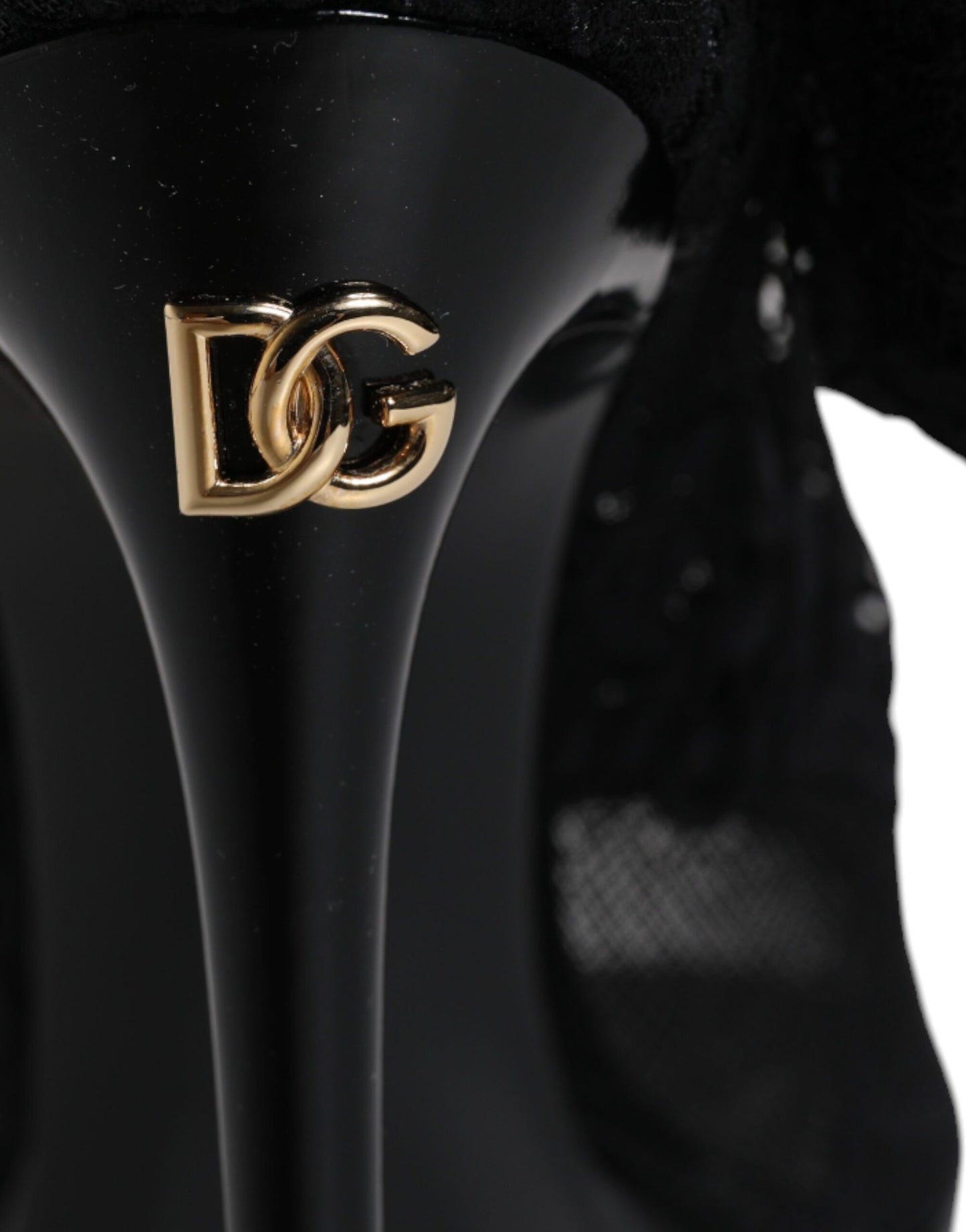 Dolce &amp; Gabbana – Schwarze Taormina-Stiefel mit Stretch-Spitze