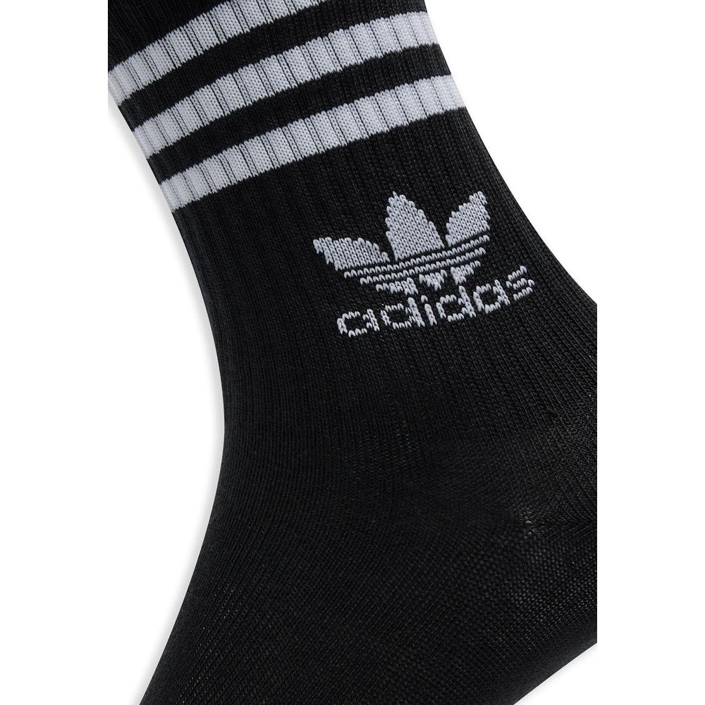 Adidas Schwarze Baumwollsocken