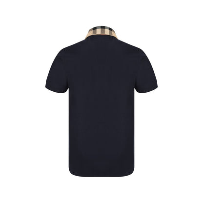 Burberry Poloshirt aus Baumwolle in Blau