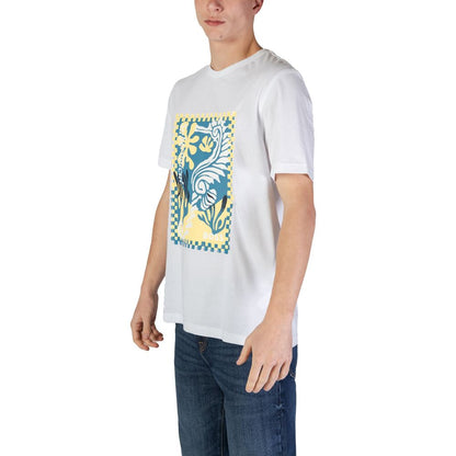 Hugo Boss – Weißes Baumwoll-T-Shirt