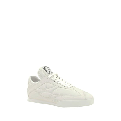 Chloé Sneaker aus weißem Kalbsleder, Modell Bos Taurus, niedriger Schaft.