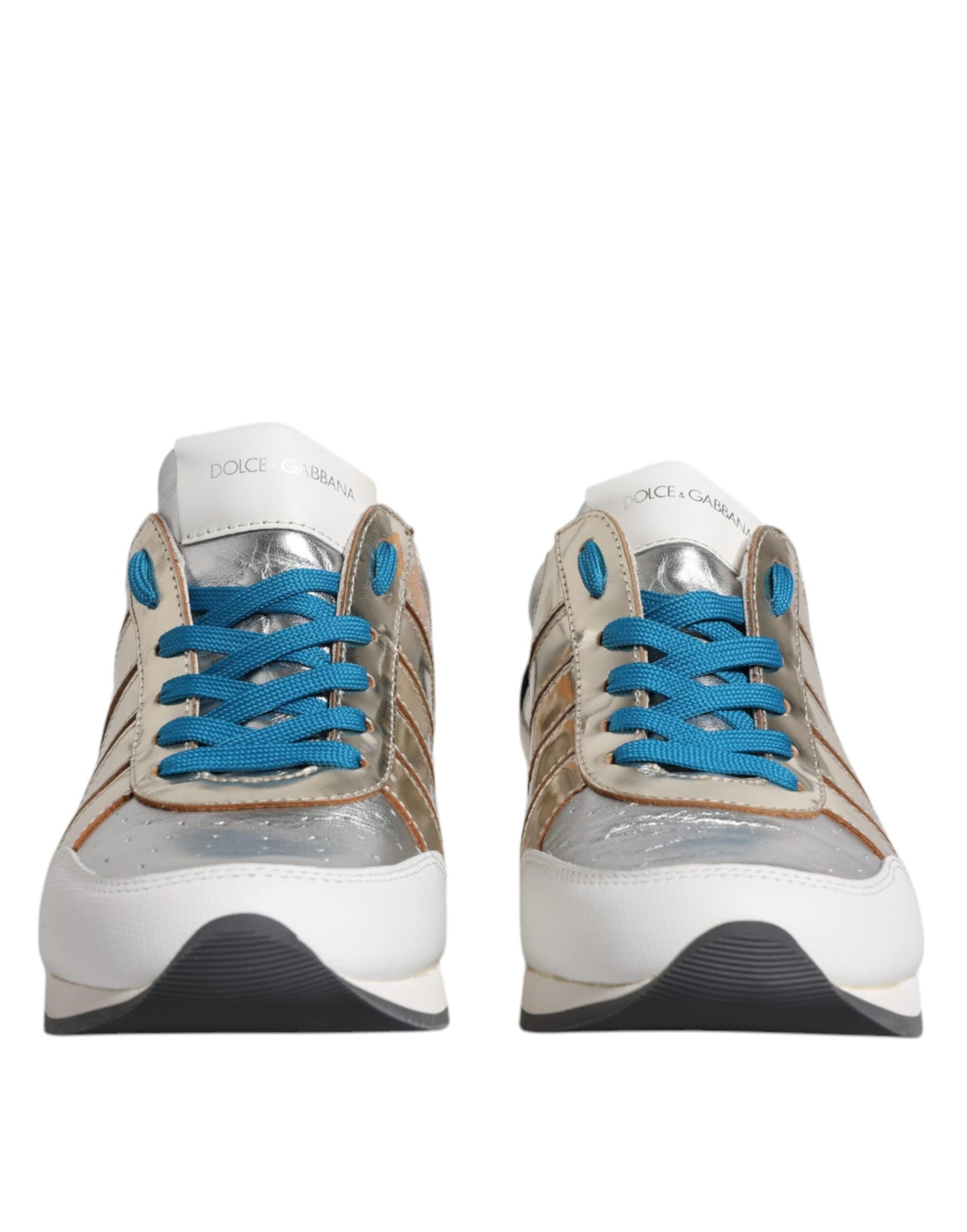 حذاء سنيكرز دولتشي آند غابانا متعدد الألوان من الجلد منخفض الرقبة