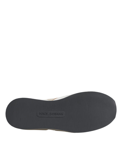 حذاء سنيكرز دولتشي آند غابانا متعدد الألوان من الجلد منخفض الرقبة