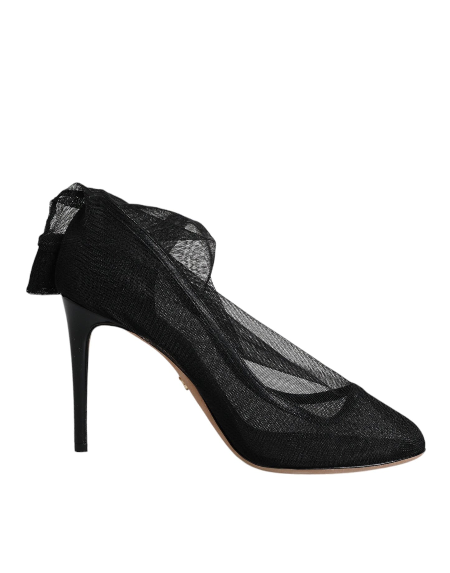 Dolce &amp; Gabbana – Sockenstiefel aus schwarzem Nylon mit Stretch-Mesh