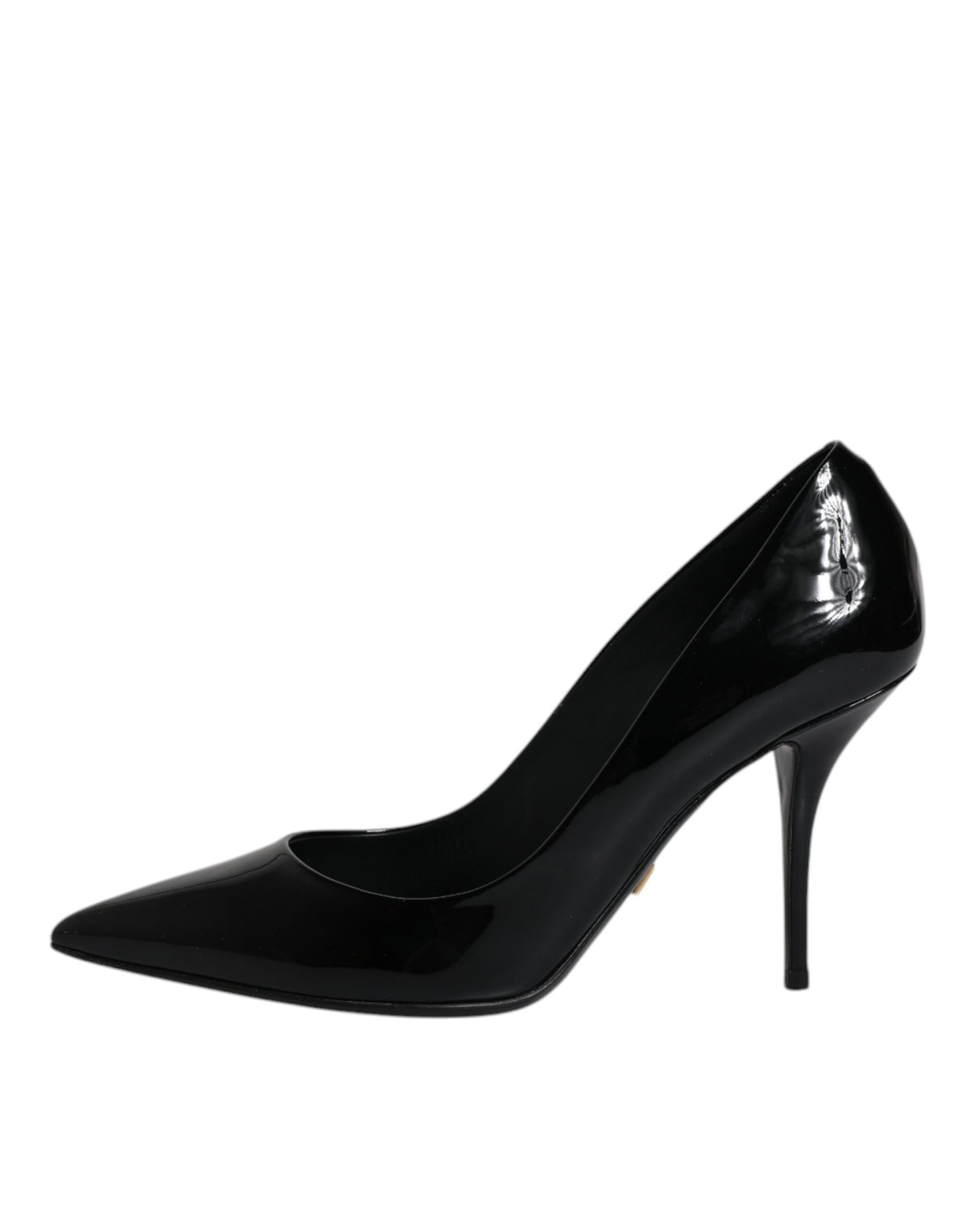 Dolce &amp; Gabbana Schwarze Lackleder High Heels Pumps Schuhe
