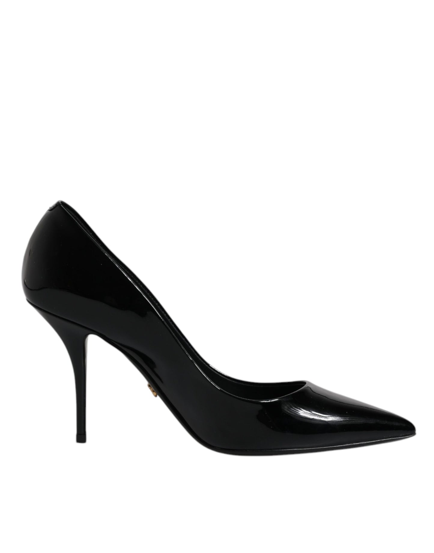 Dolce &amp; Gabbana Schwarze Lackleder High Heels Pumps Schuhe