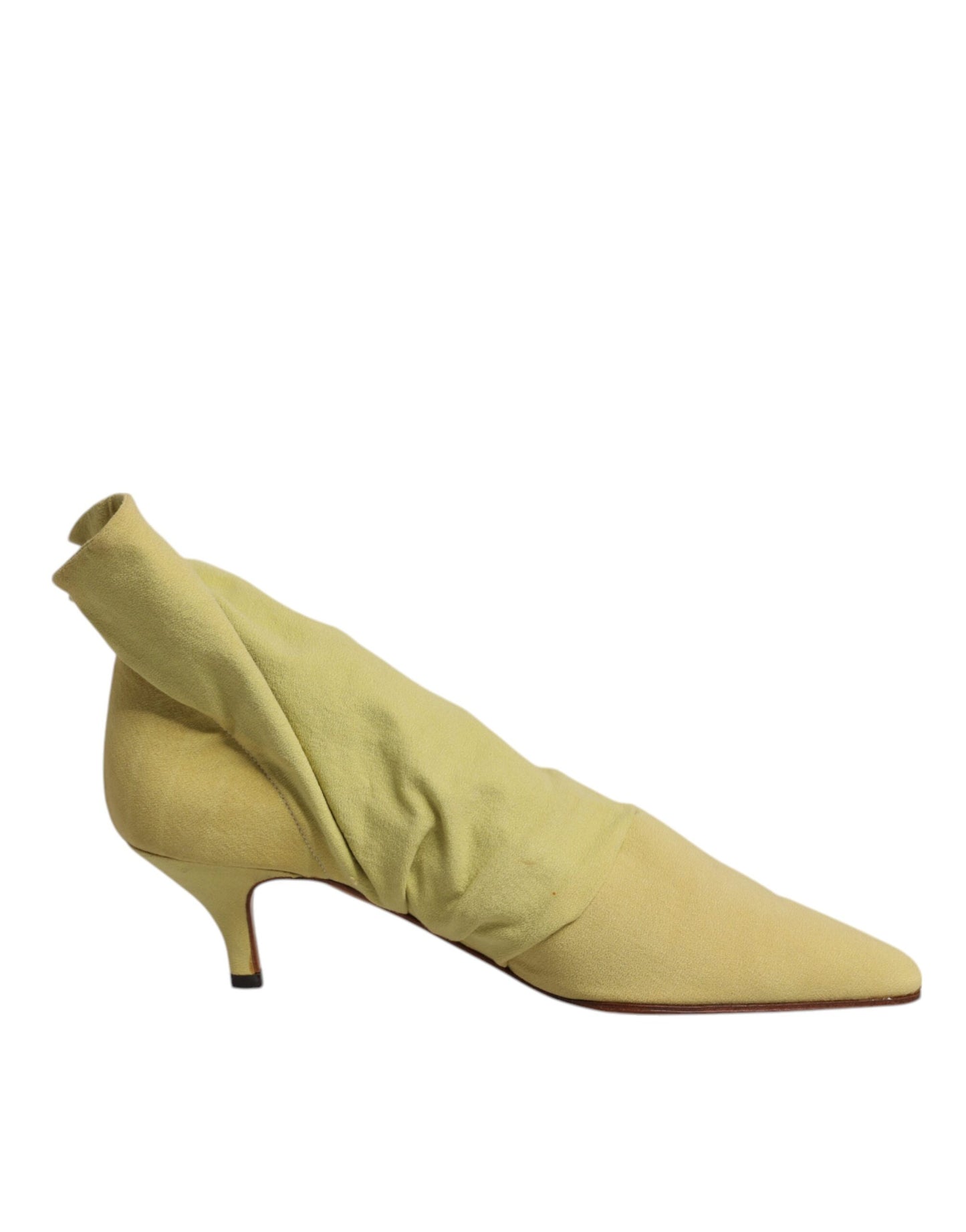 Dolce &amp; Gabbana Grüne Socken-Stil Heels Ankle Boots Schuhe