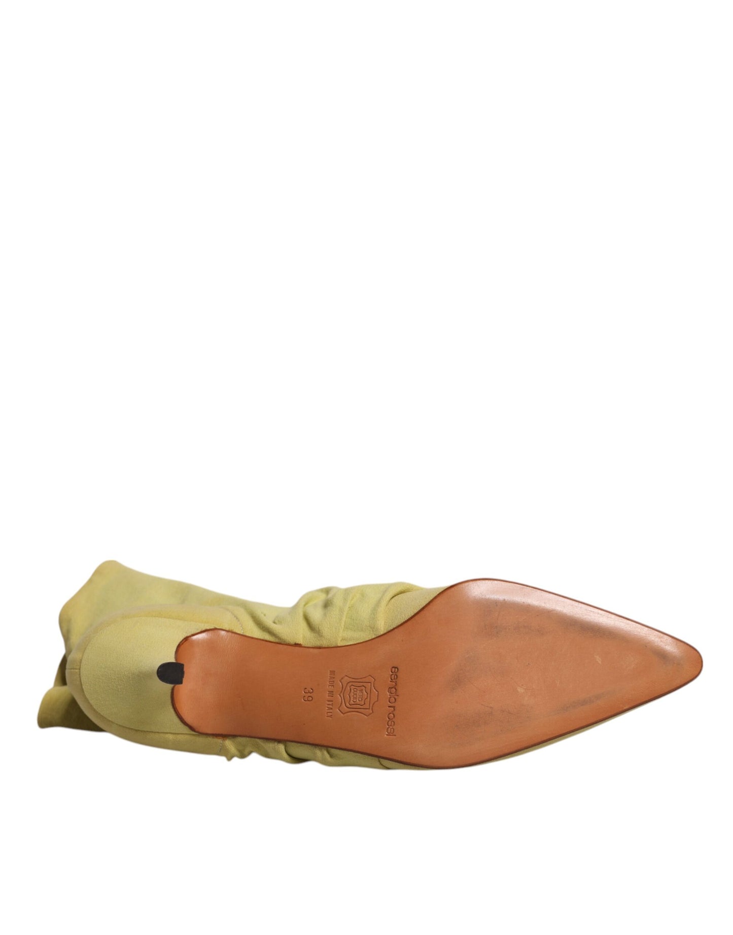 Dolce &amp; Gabbana Grüne Socken-Stil Heels Ankle Boots Schuhe