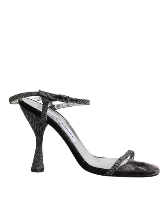 Dolce &amp; Gabbana Schwarze High Heels mit Knöchelriemen