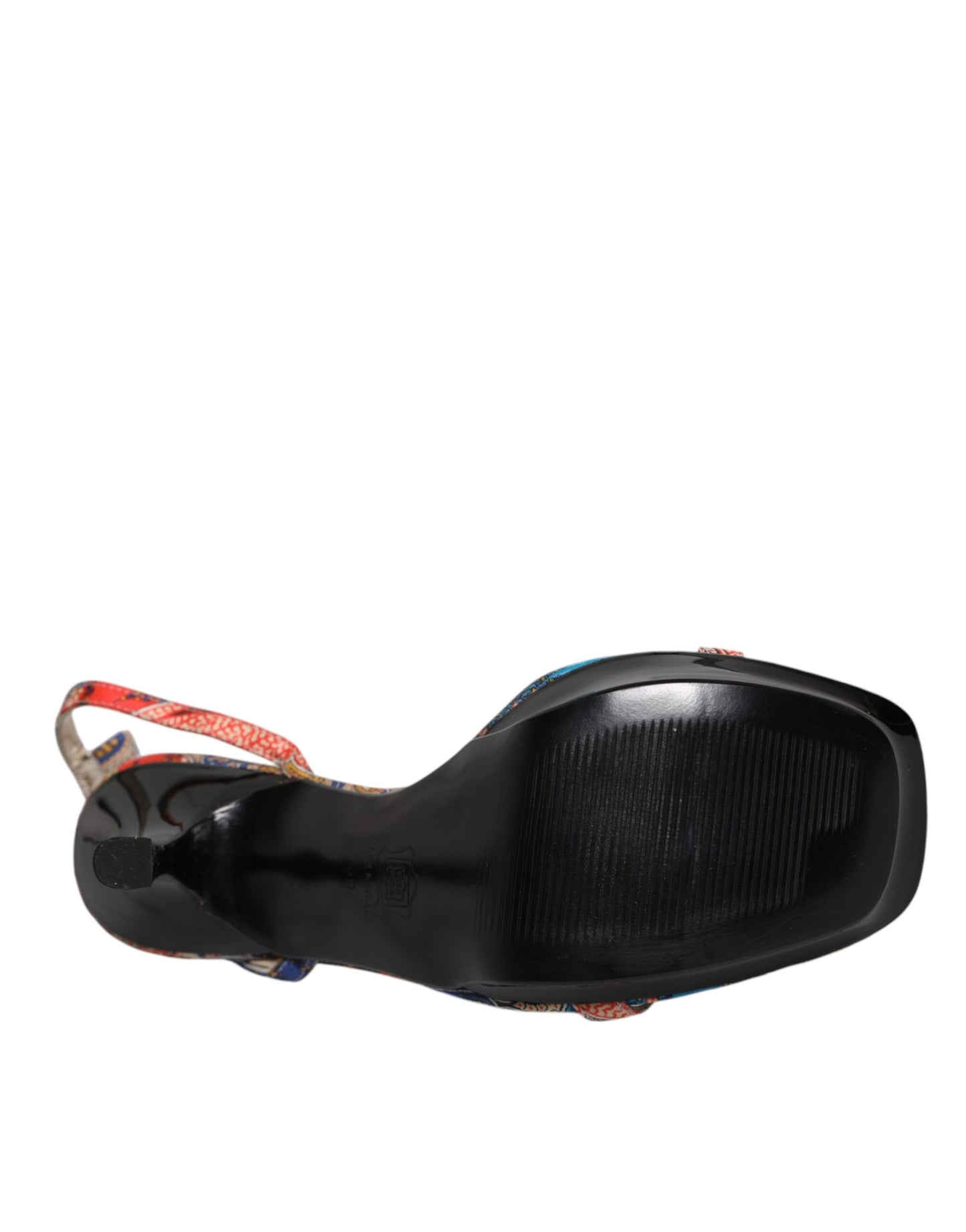 Dolce &amp; Gabbana Multicolor Floral High Heels Sandalen Schuhe