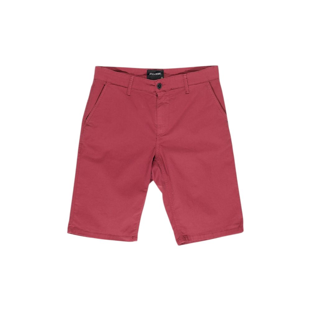 Lyle &amp; Scott Bordeaux Baumwoll-Bermudashorts