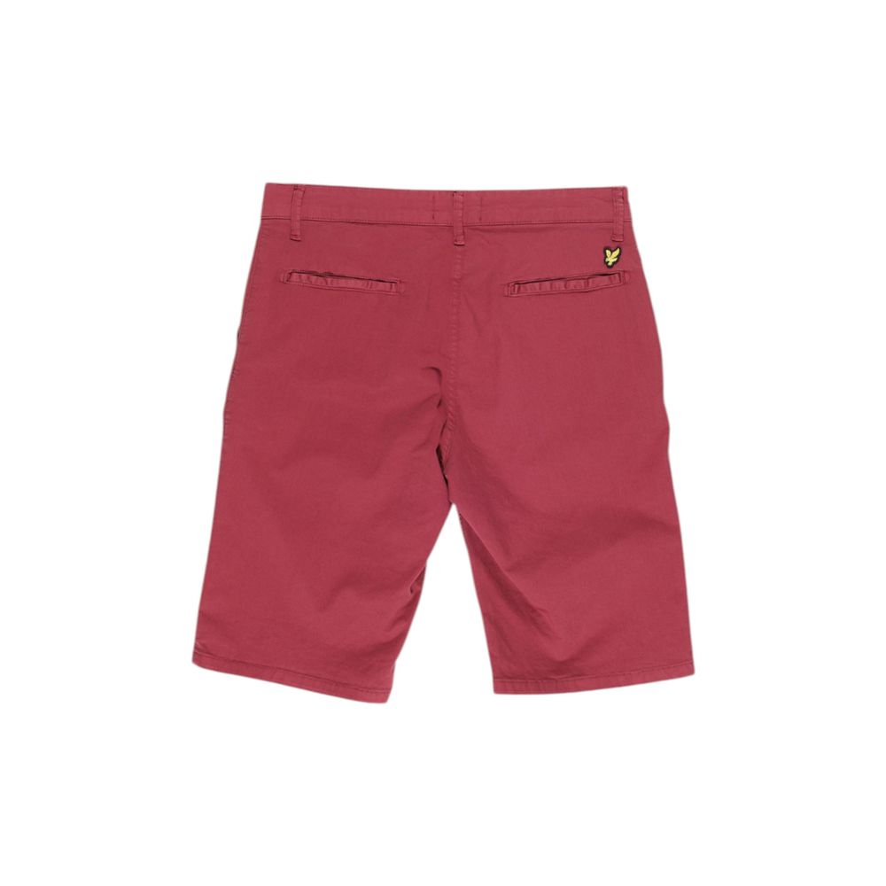 Lyle &amp; Scott Bordeaux Baumwoll-Bermudashorts
