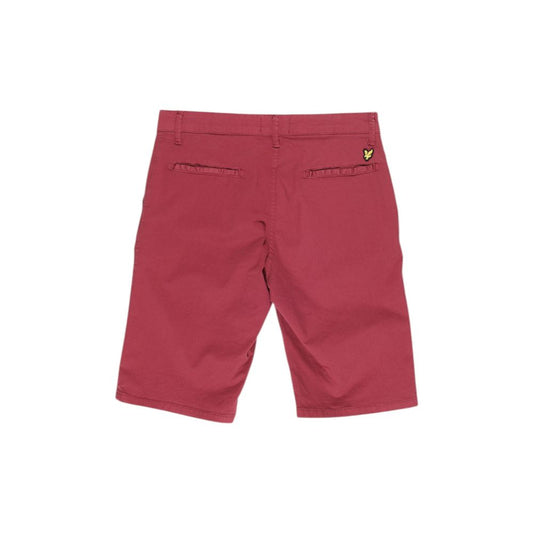 Lyle & Scott Bordeaux Cotton Bermuda Shorts