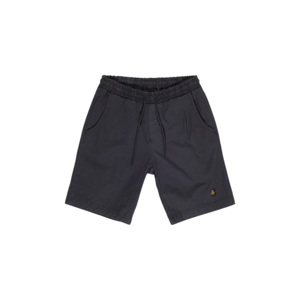 Refrigiwear Schwarze Baumwoll-Bermudashorts