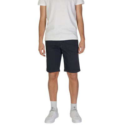 Refrigiwear Blaue Baumwoll-Bermudashorts