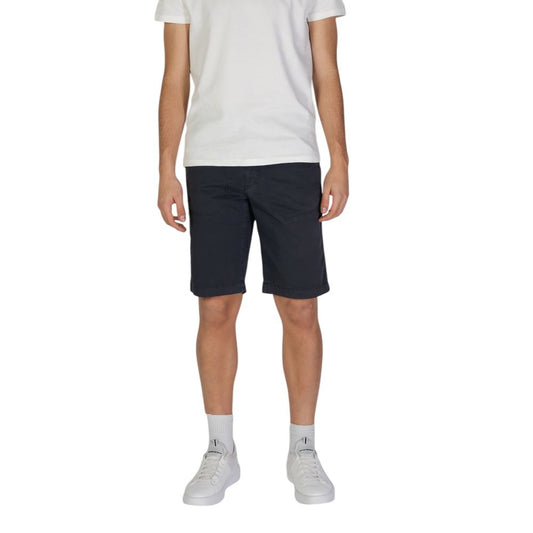 Refrigiwear Blaue Baumwoll-Bermudashorts