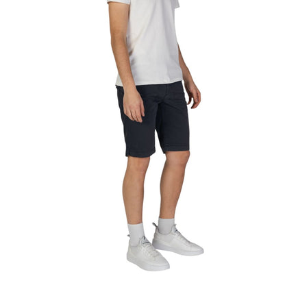 Refrigiwear Blaue Baumwoll-Bermudashorts