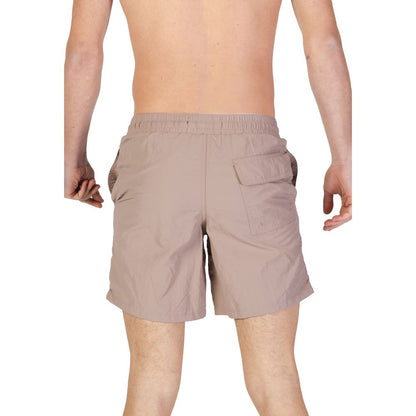 Lyle & Scott Beige Nylon Swim Shorts