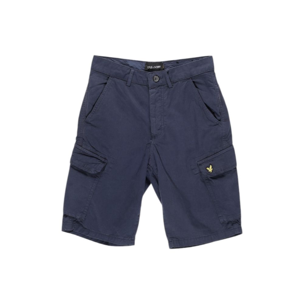 Lyle &amp; Scott – Blaue Baumwoll-Bermuda