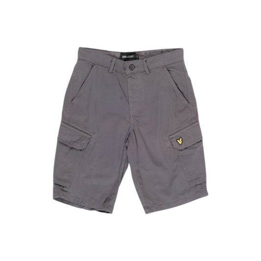 Lyle & Scott Gray Cotton Bermuda Shorts