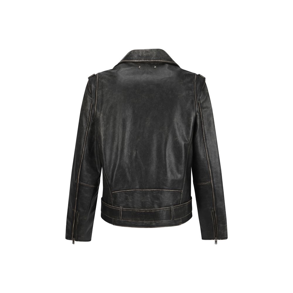 Golden Goose Goldene Bikerjacke