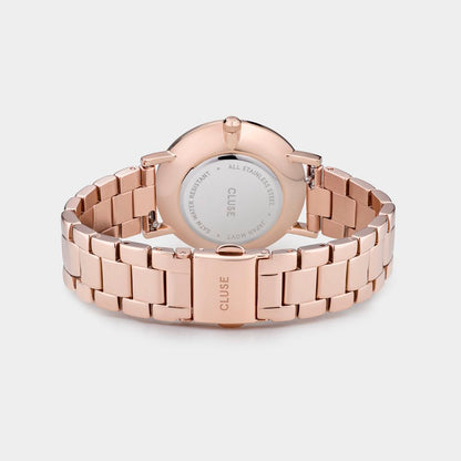 Cluse Armbanduhr aus Edelstahl mit Mehrfarben-Design