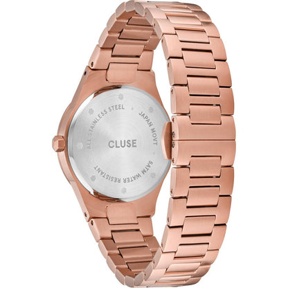 Cluse Armbanduhr aus Edelstahl mit Mehrfarben-Design