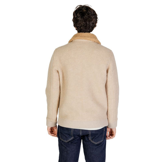 Hydra Clothing Beige Polyester Jackets & Coat