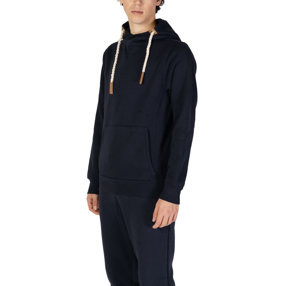 Hydra Clothing – Blauer Kapuzenpullover aus Baumwolle