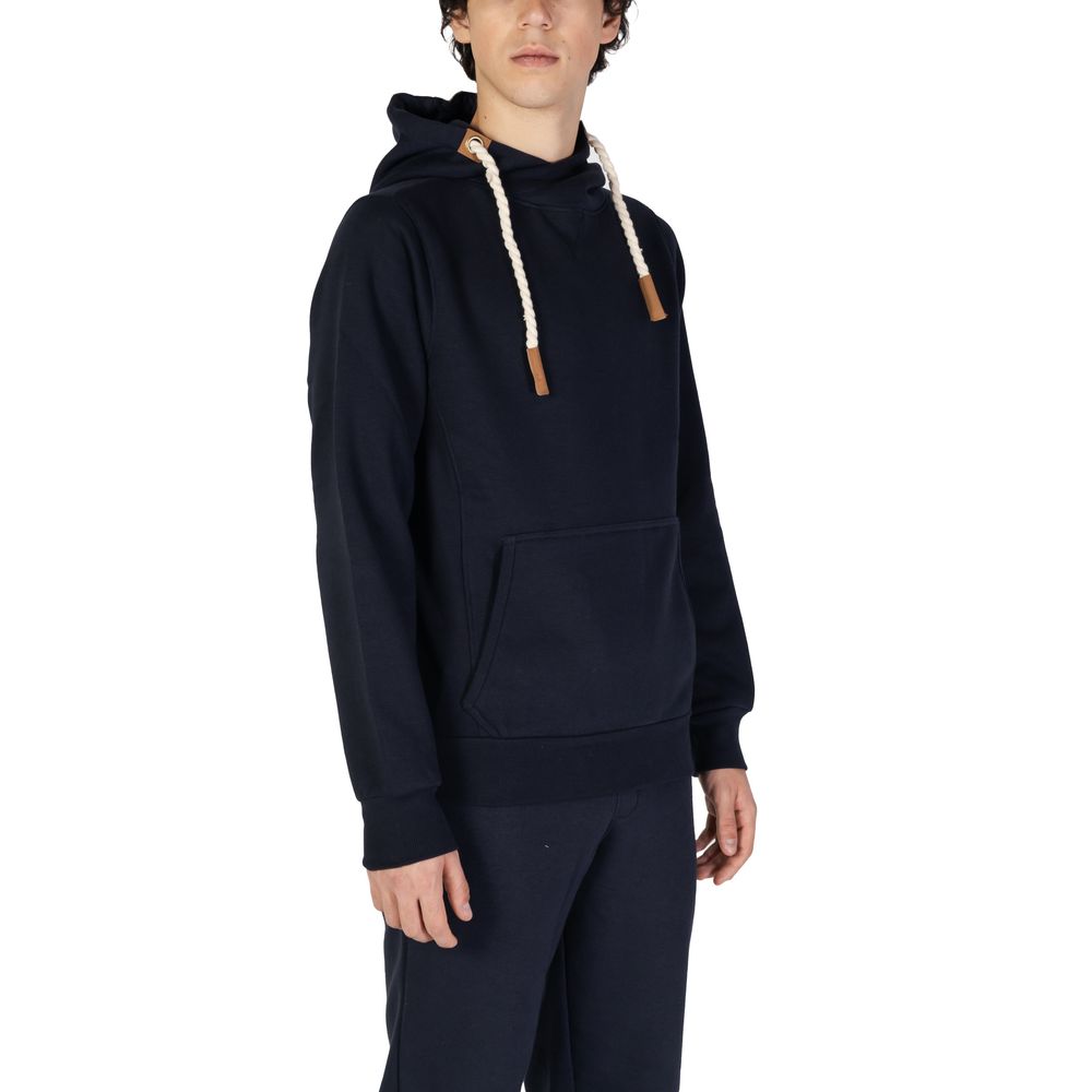 Hydra Clothing – Blauer Kapuzenpullover aus Baumwolle