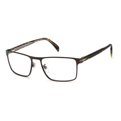 David Beckham Braune Metallbrille (Gestelle)
