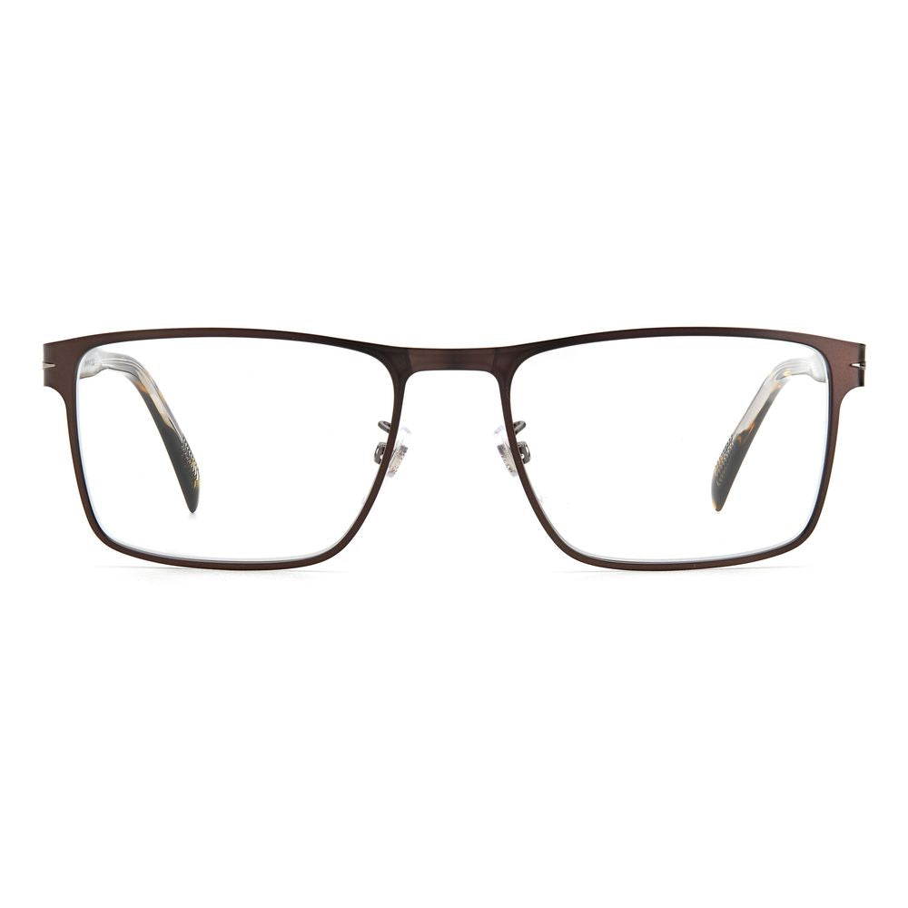 David Beckham Braune Metallbrille (Gestelle)