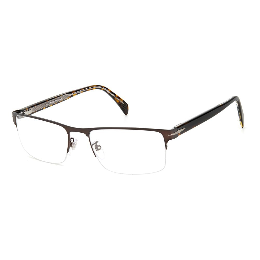 David Beckham Braune Metallbrille (Gestelle)