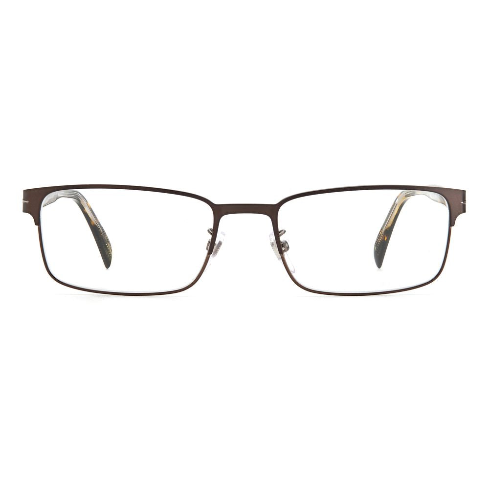 David Beckham Braune Metallbrille (Gestelle)