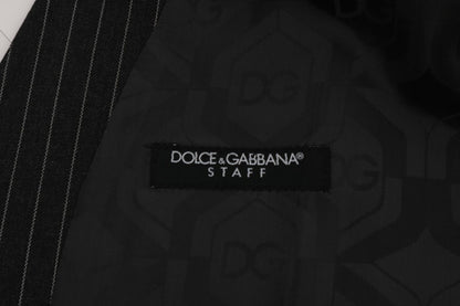 Dolce &amp; Gabbana Graue Stretch-Wollweste