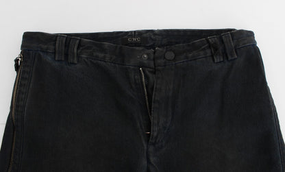 Costume National Blaue Jeans mit schmaler Passform aus Baumwolle