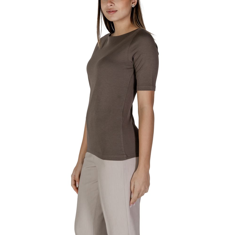 Street One Braunes Baumwoll-T-Shirt