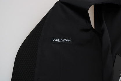 Dolce &amp; Gabbana – Schwarze Weste mit Tupfenmuster