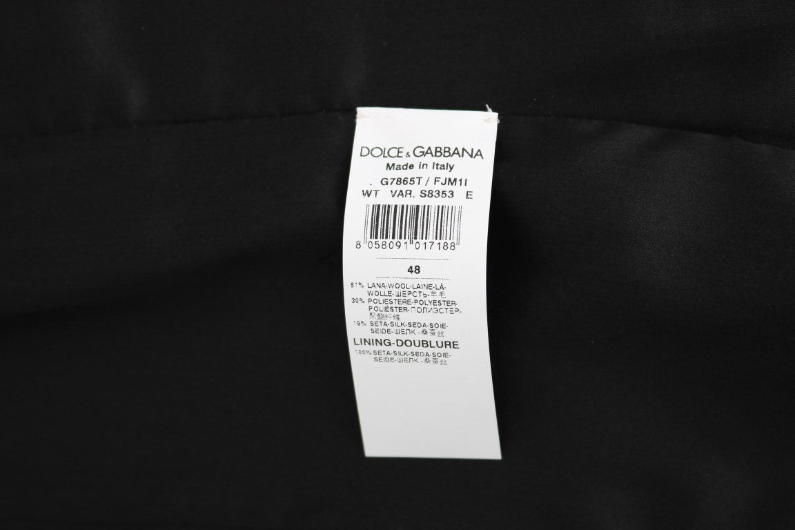 Dolce &amp; Gabbana – Schwarze Weste mit Tupfenmuster