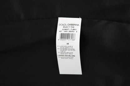 Dolce &amp; Gabbana – Schwarze Weste mit Tupfenmuster