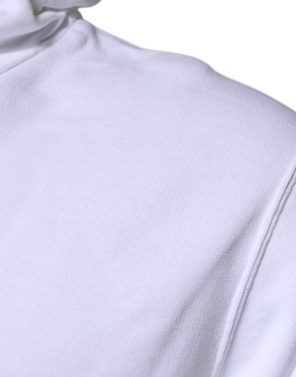 Dolce &amp; Gabbana Weißer Logo-Kapuzenpullover